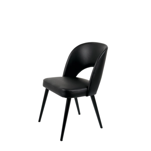 Krzesło DELUXE KR-5 Eko-skóra Czarna